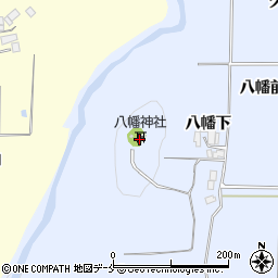 八幡神社周辺の地図