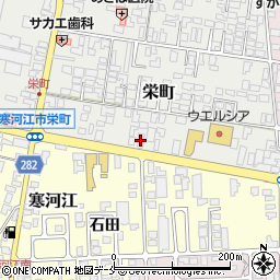 山形県寒河江市栄町8-36周辺の地図