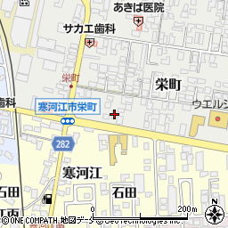 山形県寒河江市栄町8-46周辺の地図