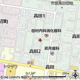 シティハウス高田周辺の地図