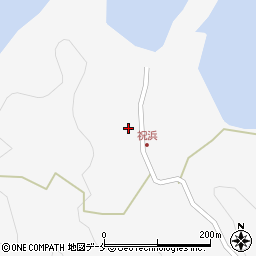 宮城県石巻市谷川浜（岩井山）周辺の地図