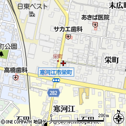 山形県寒河江市栄町8-62周辺の地図
