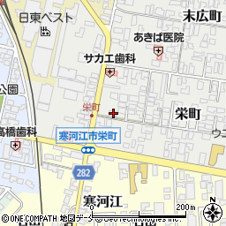 山形県寒河江市栄町5-6周辺の地図
