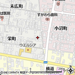 山形県寒河江市栄町3-23周辺の地図