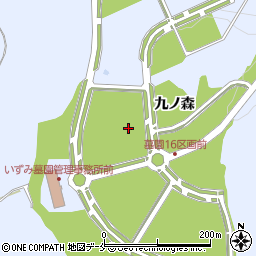 宮城県仙台市泉区朴沢九ノ森周辺の地図