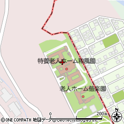 和風園周辺の地図