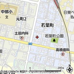 若葉町公民館周辺の地図