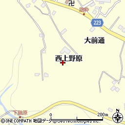 宮城県仙台市泉区福岡（西上野原）周辺の地図