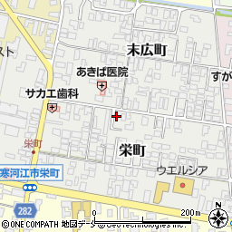 山形県寒河江市栄町2-21-2周辺の地図