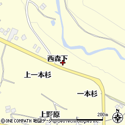 宮城県仙台市泉区福岡森下1周辺の地図