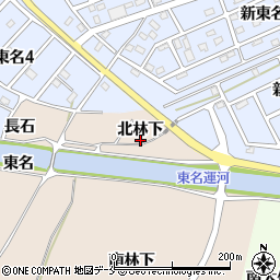 宮城県東松島市大塚北林下周辺の地図