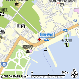 松島玉手箱館周辺の地図