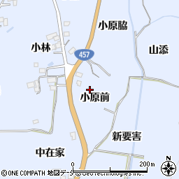 宮城県仙台市泉区朴沢小原前周辺の地図