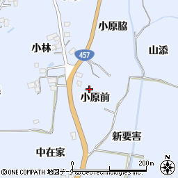 宮城県仙台市泉区朴沢（小原前）周辺の地図