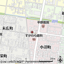 山形県寒河江市小沼町52-2周辺の地図