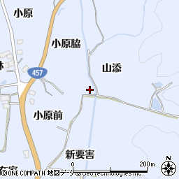 宮城県仙台市泉区朴沢窪田周辺の地図