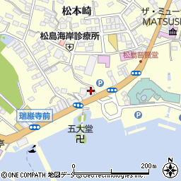 牛たん炭焼 利久 松島五大堂店周辺の地図
