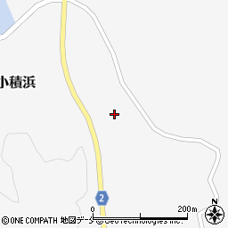 宮城県石巻市小積浜栗炭周辺の地図