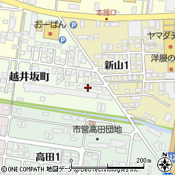 山形県寒河江市越井坂町126-5周辺の地図