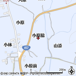 宮城県仙台市泉区朴沢小原脇周辺の地図