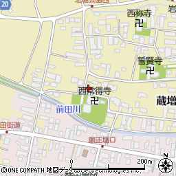 山形県天童市蔵増甲1102周辺の地図