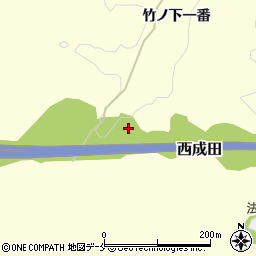 宮城県富谷市西成田（竹ノ下一番）周辺の地図