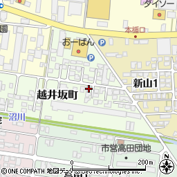 山形県寒河江市越井坂町122-2周辺の地図