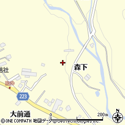 宮城県仙台市泉区福岡森下8-8周辺の地図