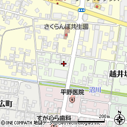 山形県寒河江市越井坂町51-4周辺の地図