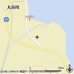 宮城県石巻市大谷川浜（川向）周辺の地図