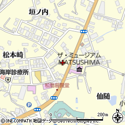ファミリーマート松島海岸通り店周辺の地図