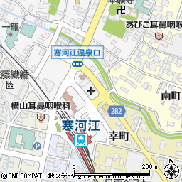 寒河江タクシー株式会社周辺の地図