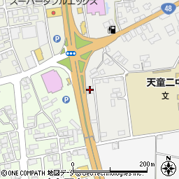 山形県天童市久野本1709-2周辺の地図