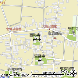 山形県天童市蔵増甲周辺の地図