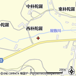 宮城県仙台市泉区福岡西朴陀羅周辺の地図
