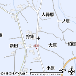宮城県仙台市泉区朴沢大原周辺の地図