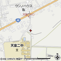 山形県天童市久野本3889周辺の地図