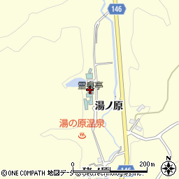 霊泉亭周辺の地図