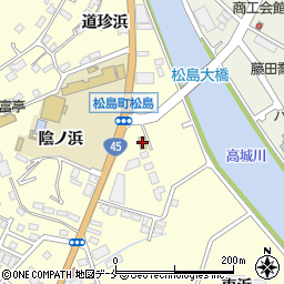 セブンイレブン宮城松島店周辺の地図