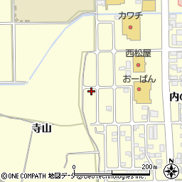 山形県寒河江市寒河江内の袋35-27周辺の地図