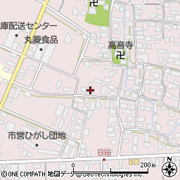 山形県寒河江市日田531周辺の地図