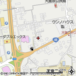 山形県天童市久野本1264-4周辺の地図