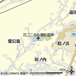 花ごころの湯新富亭周辺の地図