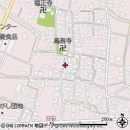 山形県寒河江市日田539周辺の地図