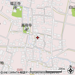 山形県寒河江市日田392周辺の地図