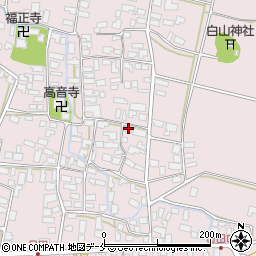 山形県寒河江市日田397周辺の地図