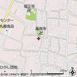 山形県寒河江市日田526周辺の地図