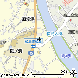 仙北商会松島給油所周辺の地図