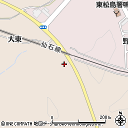 宮城県東松島市大塚大東周辺の地図