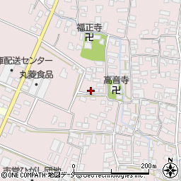 山形県寒河江市日田52周辺の地図